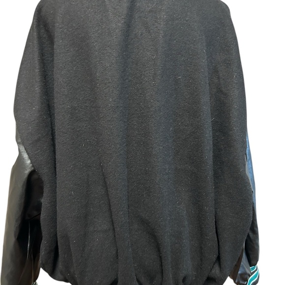 Black and Green Varsity Jacket with letter “S”, EUC - Picture 3 of 5